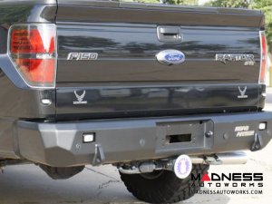 Ford F-150 Stealth Rear Winch Bumper - Raw Steel WARN M8000 Or 9.5xp Ford F-150 Stealth Rear Winch Bumper - Raw Steel WARN M8000 Or 9.5xp